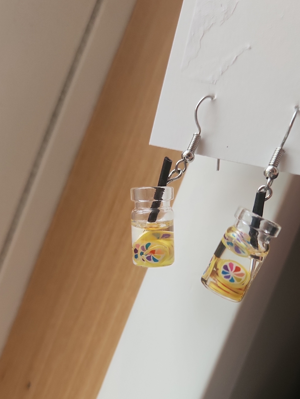 Glass Lemonade Earrings